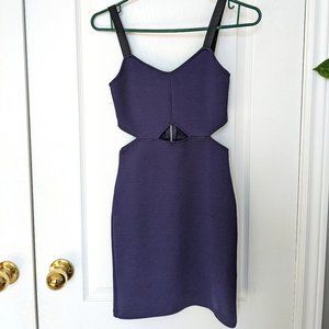 Fitted Purple Cocktail Dress